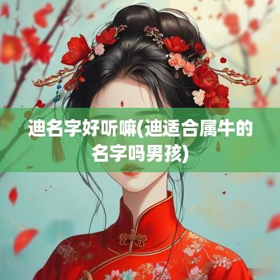 迪名字好听嘛(迪适合属牛的名字吗男孩)