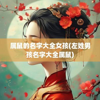属鼠的名字大全女孩(左姓男孩名字大全属鼠)