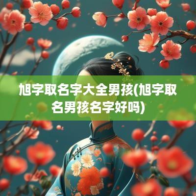 旭字取名字大全男孩(旭字取名男孩名字好吗)