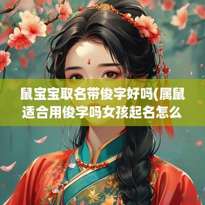 鼠宝宝取名带俊字好吗(属鼠适合用俊字吗女孩起名怎么样)