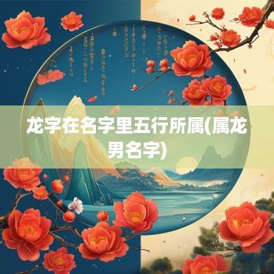龙字在名字里五行所属(属龙男名字)