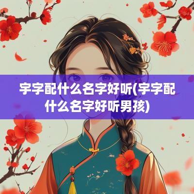 宇字配什么名字好听(宇字配什么名字好听男孩)