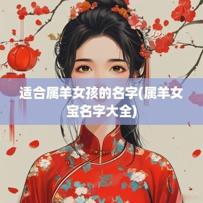 适合属羊女孩的名字(属羊女宝名字大全)