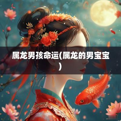 属龙男孩命运(属龙的男宝宝)