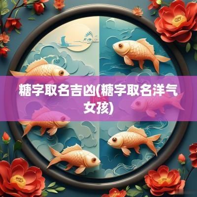 糖字取名吉凶(糖字取名洋气女孩)