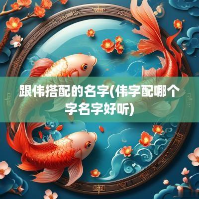 跟伟搭配的名字(伟字配哪个字名字好听)