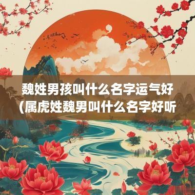 魏姓男孩叫什么名字运气好(属虎姓魏男叫什么名字好听点)