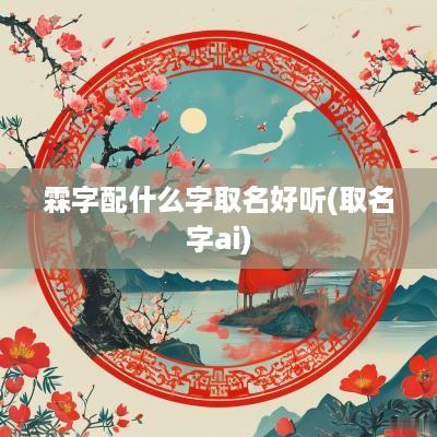 霖字配什么字取名好听(取名字ai)