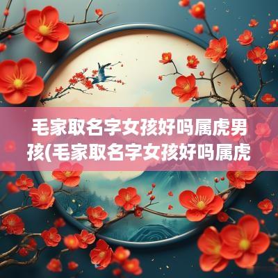 毛家取名字女孩好吗属虎男孩(毛家取名字女孩好吗属虎的)