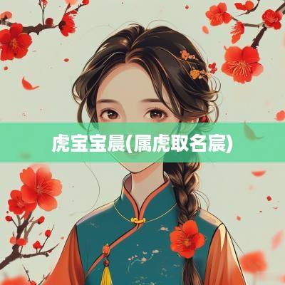 虎宝宝晨(属虎取名宸)