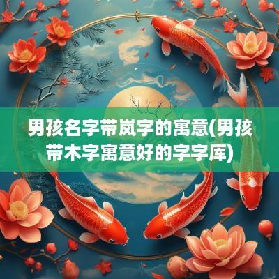 男孩名字带岚字的寓意(男孩带木字寓意好的字字库)