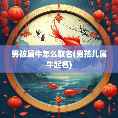 男孩属牛怎么取名(男孩儿属牛起名)