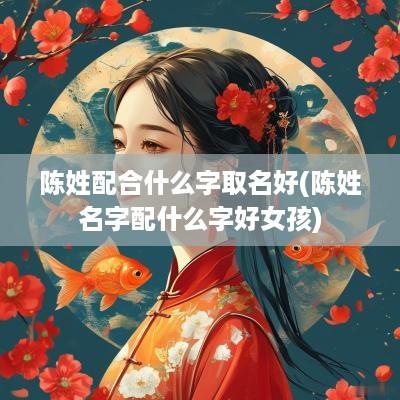 陈姓配合什么字取名好(陈姓名字配什么字好女孩)