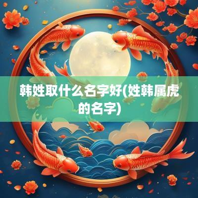 韩姓取什么名字好(姓韩属虎的名字)