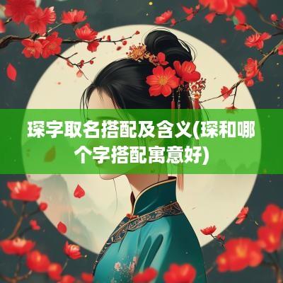 琛字取名搭配及含义(琛和哪个字搭配寓意好)