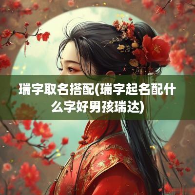 瑞字取名搭配(瑞字起名配什么字好男孩瑞达)