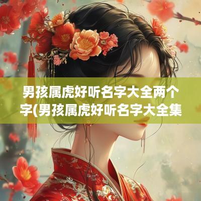 男孩属虎好听名字大全两个字(男孩属虎好听名字大全集)