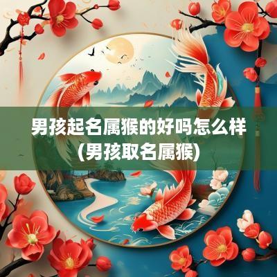 男孩起名属猴的好吗怎么样(男孩取名属猴)
