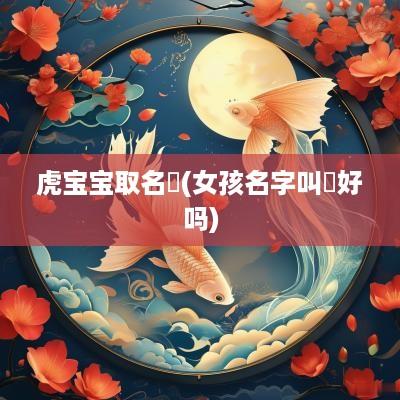 虎宝宝取名玥(女孩名字叫玥好吗)