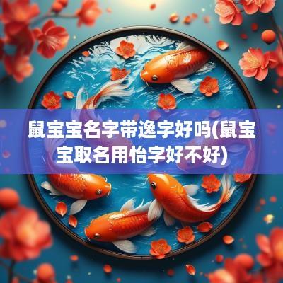 鼠宝宝名字带逸字好吗(鼠宝宝取名用怡字好不好)