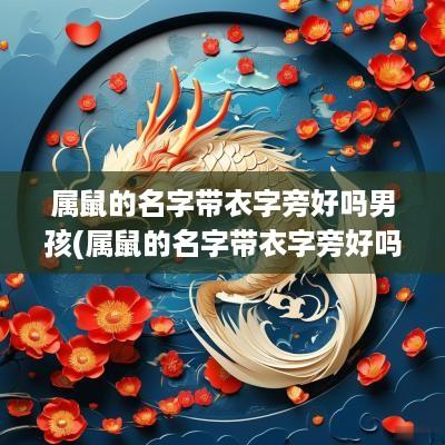 属鼠的名字带衣字旁好吗男孩(属鼠的名字带衣字旁好吗)