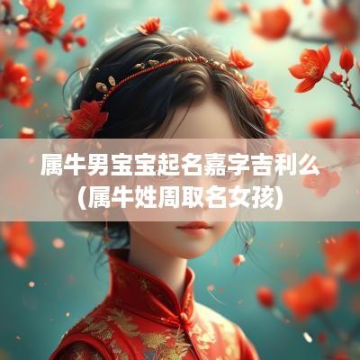 属牛男宝宝起名嘉字吉利么(属牛姓周取名女孩)
