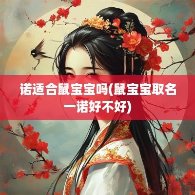 诺适合鼠宝宝吗(鼠宝宝取名一诺好不好)