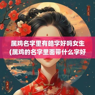 属鸡名字里有皓字好吗女生(属鸡的名字里面带什么字好)