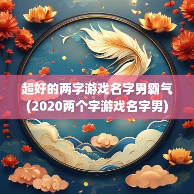 超好的两字游戏名字男霸气(2025两个字游戏名字男)