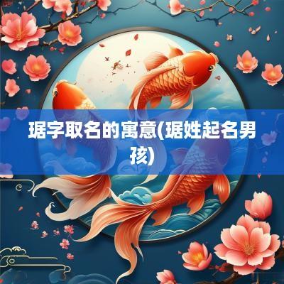 琚字取名的寓意(琚姓起名男孩)
