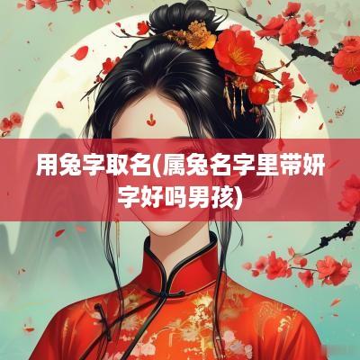 用兔字取名(属兔名字里带妍字好吗男孩)
