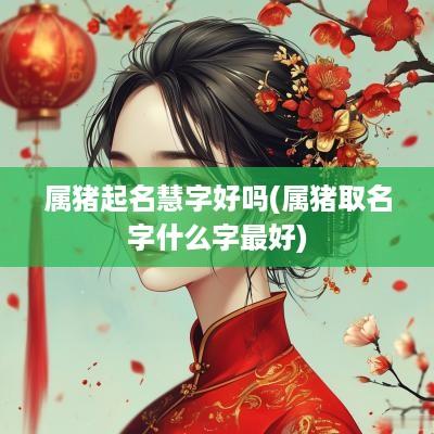 属猪起名慧字好吗(属猪取名字什么字最好)