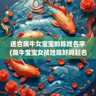 适合属牛女宝宝的陈姓名字(属牛宝宝女孩姓陈好吗起名)