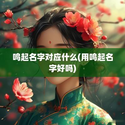 鸣起名字对应什么(用鸣起名字好吗)