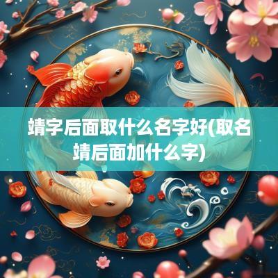 靖字后面取什么名字好(取名靖后面加什么字)