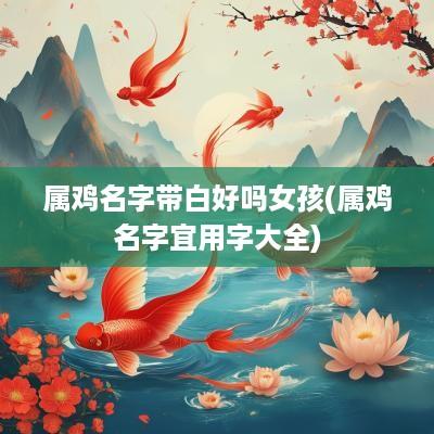 属鸡名字带白好吗女孩(属鸡名字宜用字大全)