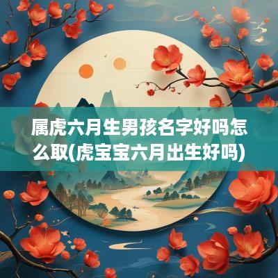 属虎六月生男孩名字好吗怎么取(虎宝宝六月出生好吗)