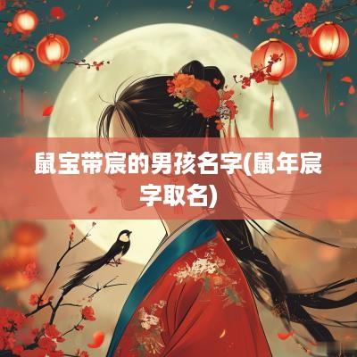 鼠宝带宸的男孩名字(蛇年宸字取名)