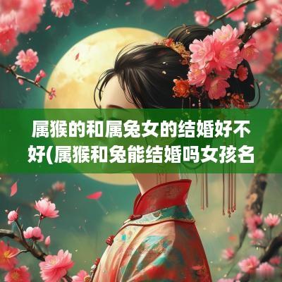 属猴的和属兔女的结婚好不好(属猴和兔能结婚吗女孩名字大全)