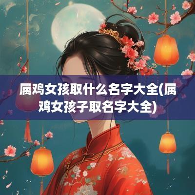 属鸡女孩取什么名字大全(属鸡女孩子取名字大全)