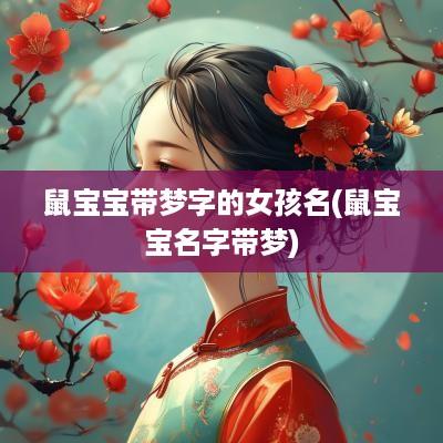 鼠宝宝带梦字的女孩名(鼠宝宝名字带梦)
