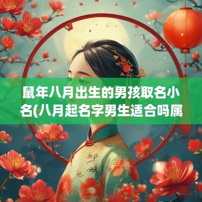 蛇年八月出生的男孩取名小名(八月起名字男生适合吗属鼠人)