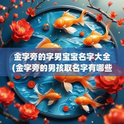 金字旁的字男宝宝名字大全(金字旁的男孩取名字有哪些)