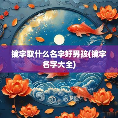 镜字取什么名字好男孩(镜字名字大全)