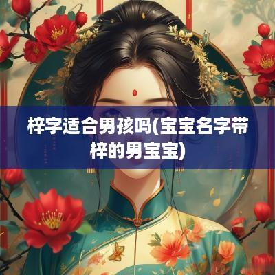 梓字适合男孩吗(宝宝名字带梓的男宝宝)