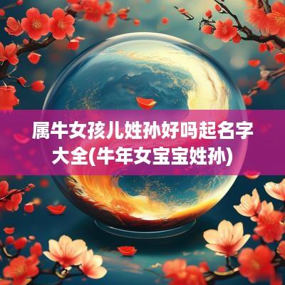 属牛女孩儿姓孙好吗起名字大全(蛇年女宝宝姓孙)
