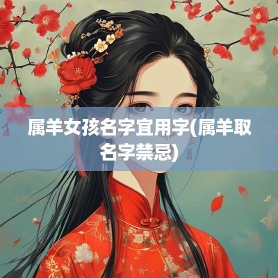 属羊女孩名字宜用字(属羊取名字禁忌)