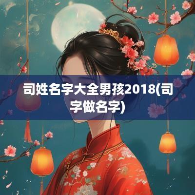 司姓名字大全男孩2018(司字做名字)