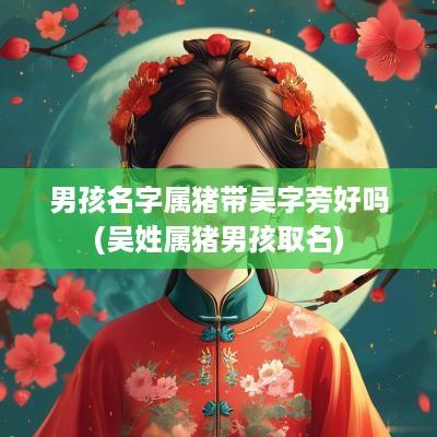 男孩名字属猪带吴字旁好吗(吴姓属猪男孩取名)