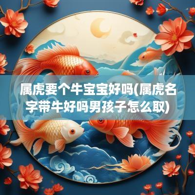 属虎要个牛宝宝好吗(属虎名字带牛好吗男孩子怎么取)